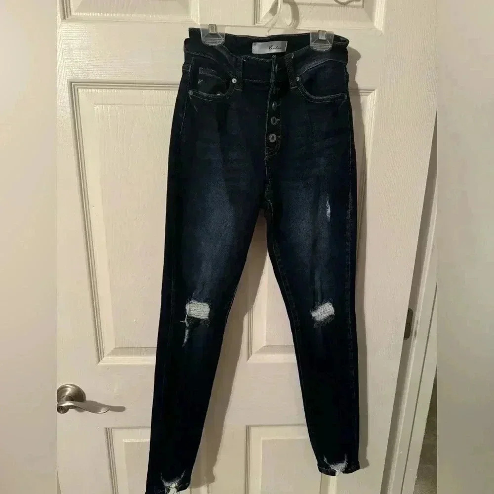 KanCan
Lawrence High Rise Button Fly Ankle Skinny